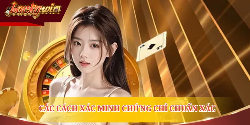 Các cách xác minh chứng chỉ chuẩn xác
